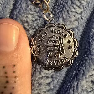 EUC vintage sterling silver Las Vegas Nevada pendant charm